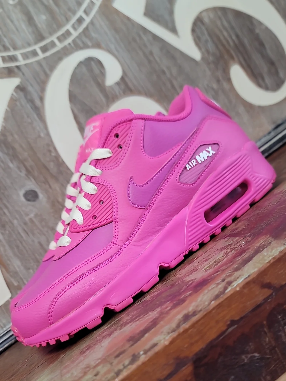 🔥 Nike Air Max 90 'Laser Fuchsia' Wmns 6.5 (Good/like New) Fast Shipping